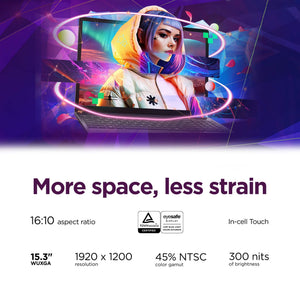 Lenovo - IdeaPad Slim 3x - Copilot+ PC - 15.3" 2k Touchscreen Laptop - Snapdragon X 2025 - 16GB Memory - 256GB SSD - Luna Grey