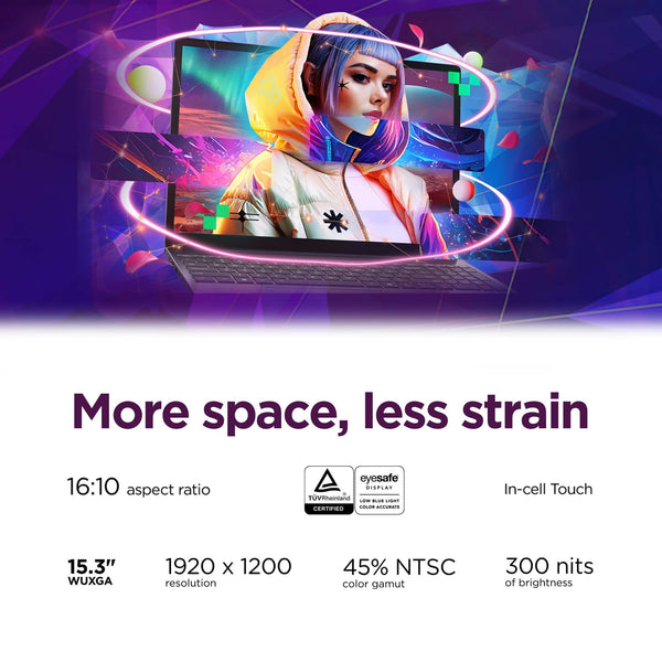 Lenovo - IdeaPad Slim 3x - Copilot+ PC - 15.3" 2k Touchscreen Laptop - Snapdragon X 2025 - 16GB Memory - 256GB SSD - Luna Grey