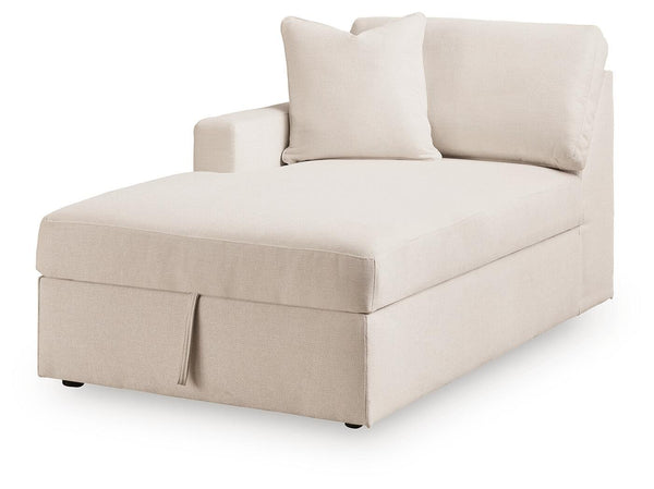 Modmax - 5 Piece Sectional #white #5pc.doublestoragechaisesectionalwith2audiosystemconsoles