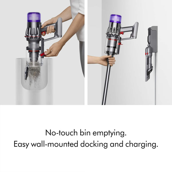 Dyson - V9 Motorbar (Newest Model) Lightweight Cordless Vacuum Cleaner - Nickel/Nickel