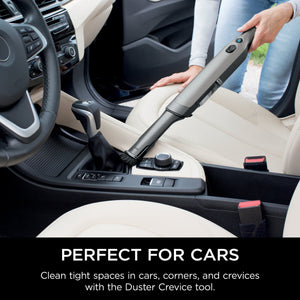 Shark - WV201 WANDVAC Cordless Hand Vac, Lightweight at 1.4 lbs. with Charging Dock, One-Touch Empty for Car & Home - Slate