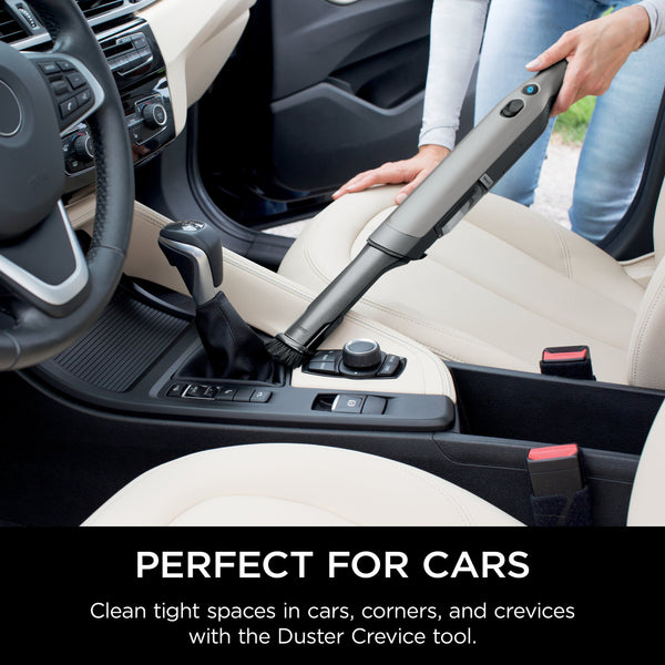 Shark - WV201 WANDVAC Cordless Hand Vac, Lightweight at 1.4 lbs. with Charging Dock, One-Touch Empty for Car & Home - Slate