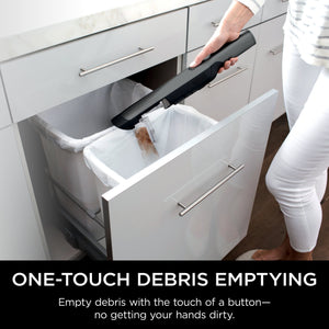 Shark - WV201 WANDVAC Cordless Hand Vac, Lightweight at 1.4 lbs. with Charging Dock, One-Touch Empty for Car & Home - Slate