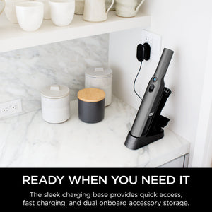 Shark - WV201 WANDVAC Cordless Hand Vac, Lightweight at 1.4 lbs. with Charging Dock, One-Touch Empty for Car & Home - Slate