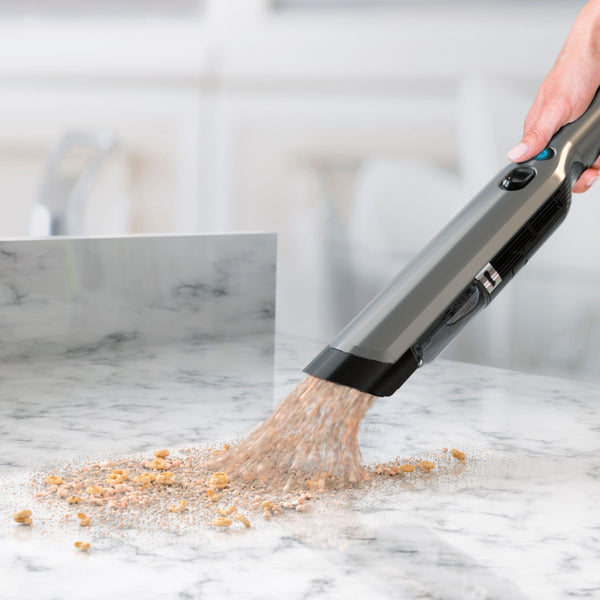 Shark - WV201 WANDVAC Cordless Hand Vac, Lightweight at 1.4 lbs. with Charging Dock, One-Touch Empty for Car & Home - Slate