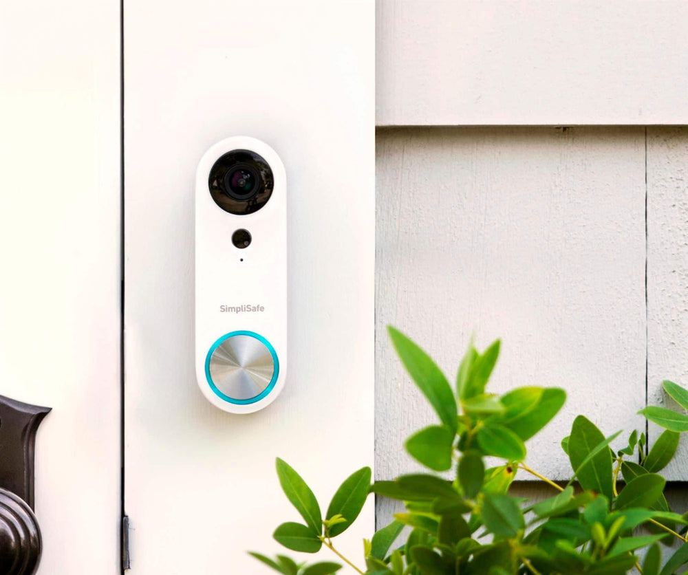 SimpliSafe - Video Doorbell Pro - Wired - White