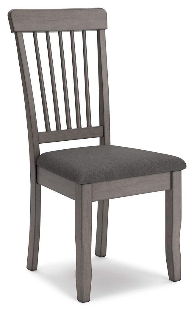 Shullden - Silla de comedor (Juego de 2) - Gris