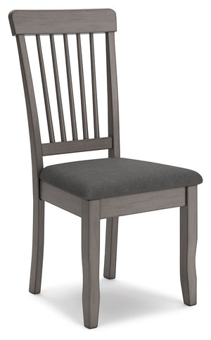 Shullden - Silla de comedor (Juego de 2) - Gris