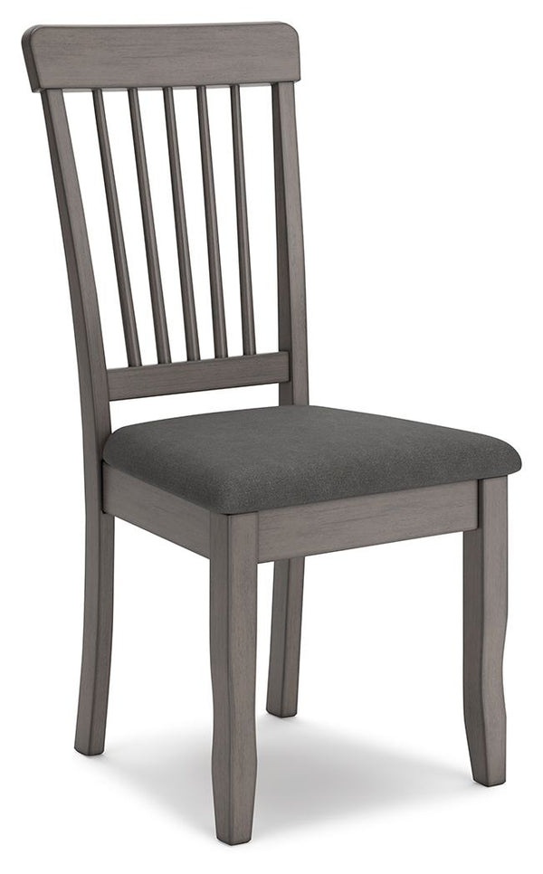 Shullden - Silla de comedor (Juego de 2) - Gris