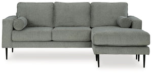 Hazela - Sofá con chaise longue - Carbón