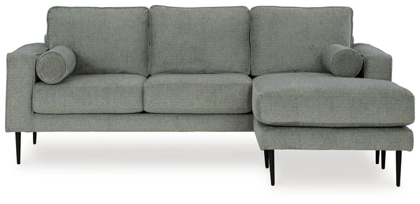 Hazela - Sofá con chaise longue - Carbón