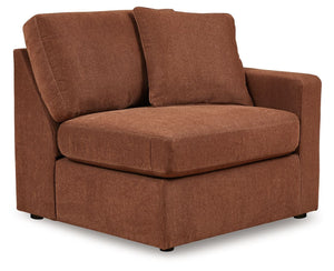 Modmax - 7 Piece Sectional #lightbrown #7pc.sectionalwithstorageconsoleandrafcornerchair