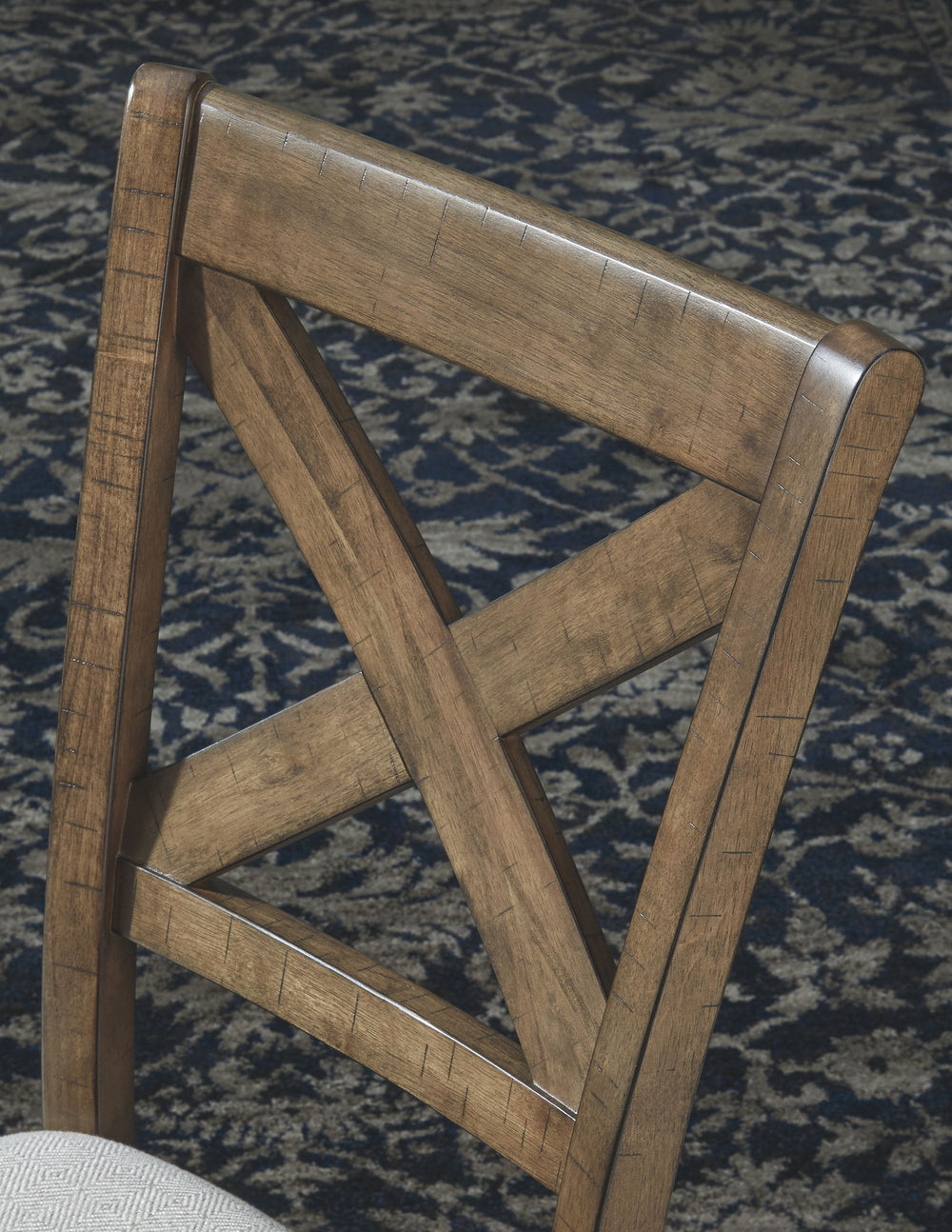 Moriville - Silla de comedor tapizada (juego de 2) - Beige