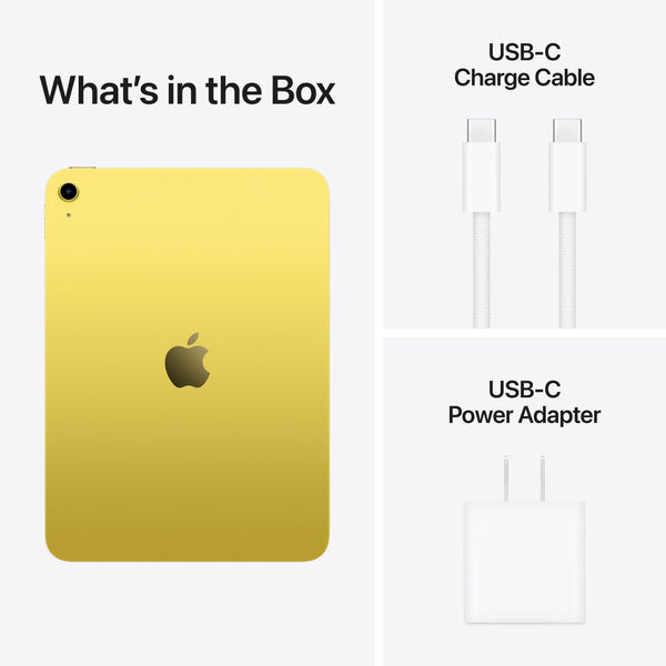 Apple - 11-inch iPad A16 chip with Wi-Fi - 128GB - Yellow
