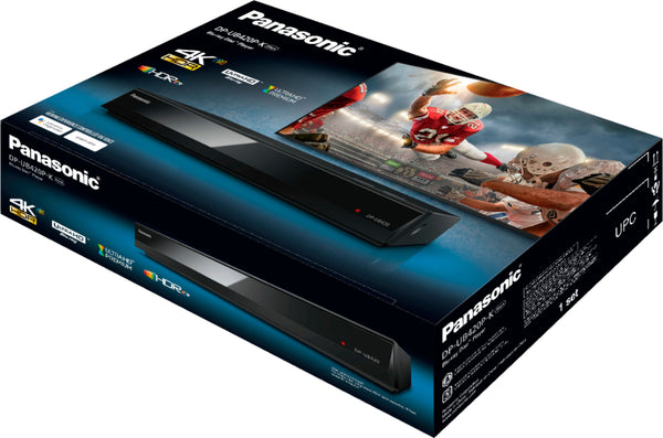 Panasonic - Streaming 4K Ultra HD Hi-Res Audio DVD/CD/3D Wi-Fi Built-In Blu-Ray Player, DP-UB420-K - Black