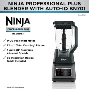 Ninja - Professional Plus Blender with Auto-iQ - Gray