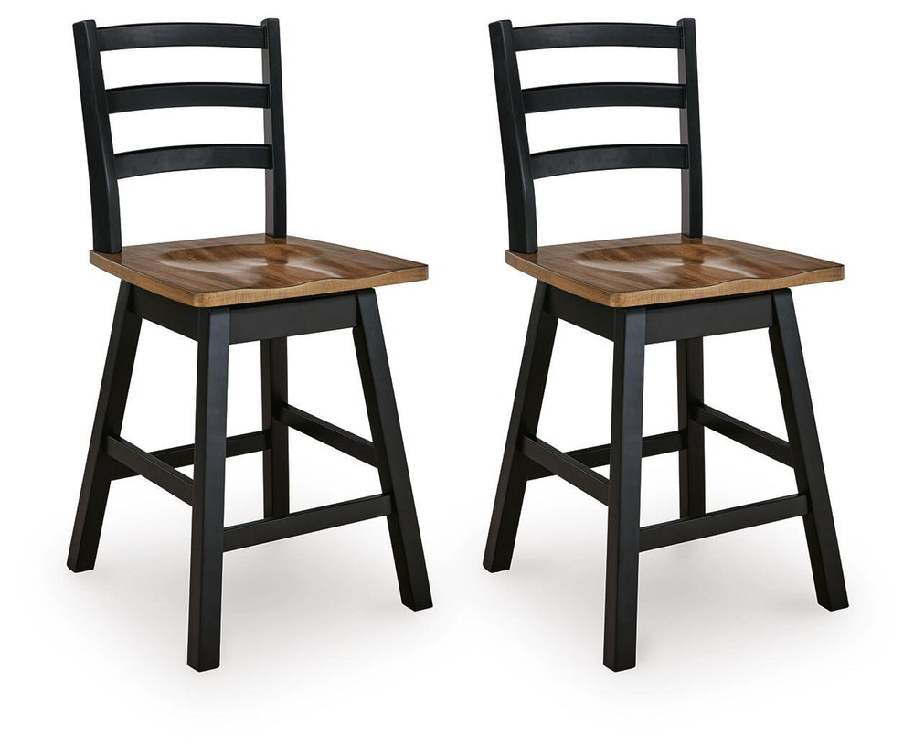 Wildenauer - Swivel Stool (Set of 2) #29"wx22"dx22"h
