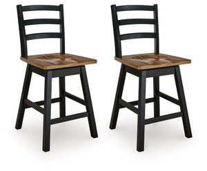 Wildenauer - Swivel Stool (Set of 2) #29"wx22"dx22"h