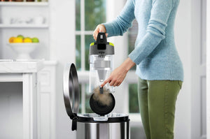 BISSELL - CleanView Allergen Lift-Off Pet Vacuum - Black/ Electric Green