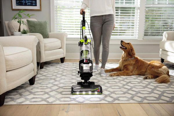 BISSELL - CleanView Allergen Lift-Off Pet Vacuum - Black/ Electric Green