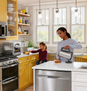 GE - Convection Toaster Oven with Air Fry - Stainless Steel