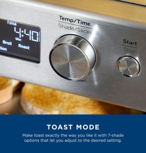 GE - Convection Toaster Oven with Air Fry - Stainless Steel