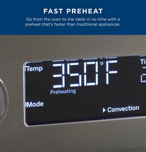 GE - Convection Toaster Oven with Air Fry - Stainless Steel