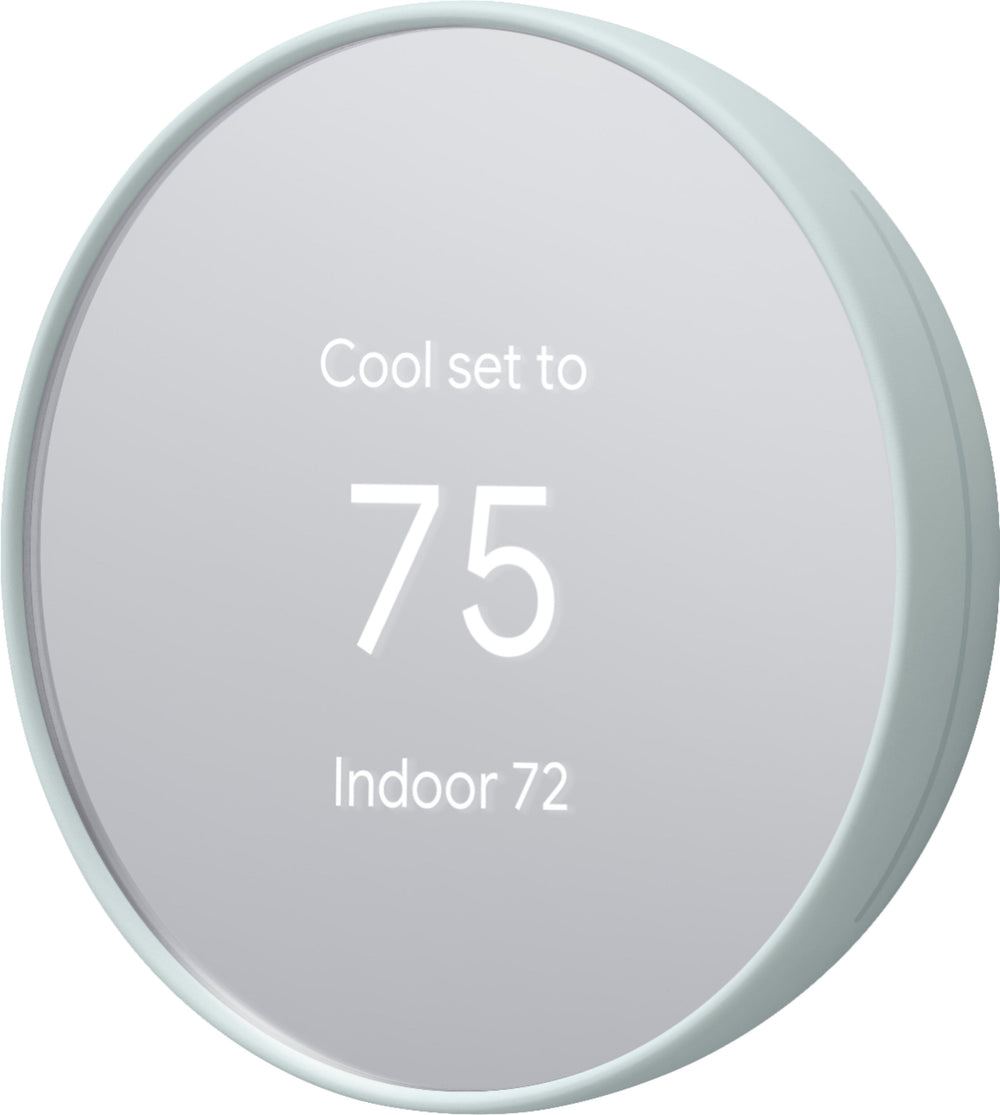 Google - Nest Thermostat - Programmable Wi-Fi Smart Thermostat - Fog