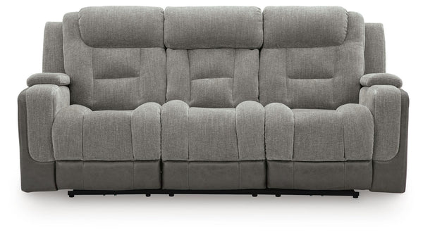 Mixed Motion - Power Reclining Sofa With Adjustable Headrest #gray