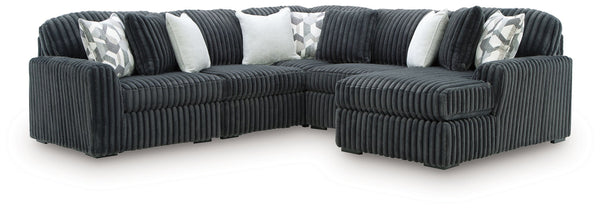 Midnight-Madness - 5 Piece Sectional