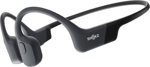 Shokz - OpenRun Wireless Bone Conduction Open-Ear Bluetooth Endurance Headphones (USB-Charging) - Black