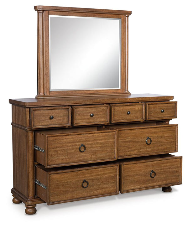 Rowlenstown - Dresser #lightbrown #dresser&mirror