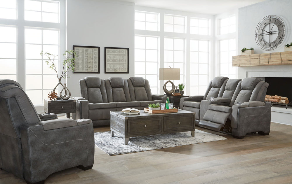 Next-Gen Durapella - Power Reclining Living Room Set #beige #2pc.sofa,loveseat