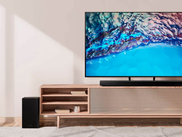 Samsung - HW-B650/ZA 3.1 Channel Soundbar with Wireless Subwoofer, Dolby 5.1 / DTS Virtual:X - Black