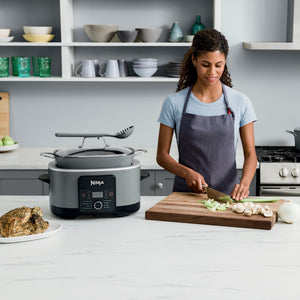 Ninja - Foodi PossibleCooker PRO, 8.5qt Multi-Cooker - Sea Salt Grey