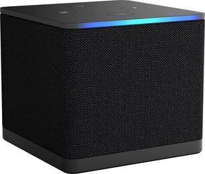 Amazon - Fire TV Cube, with AI-powered Fire TV Search, Hands-free streaming device w/ Alexa, Wi-Fi 6E, 16 GB, 4K Ultra HD - Black