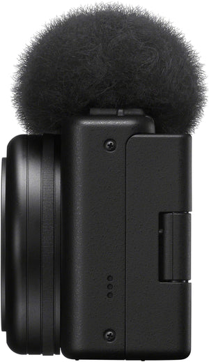 Sony - ZV-1F Vlog Camera for Content Creators and Vloggers - Black