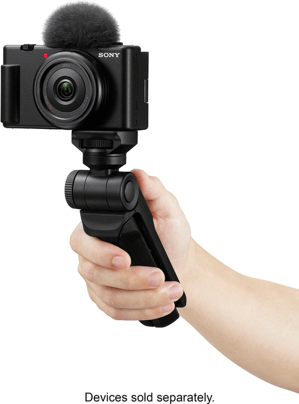 Sony - ZV-1F Vlog Camera for Content Creators and Vloggers - Black
