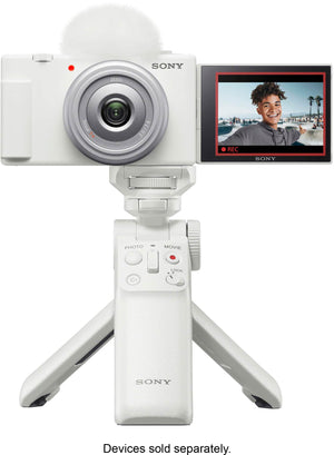 Sony - ZV-1F Vlog Camera for Content Creators and Vloggers - White