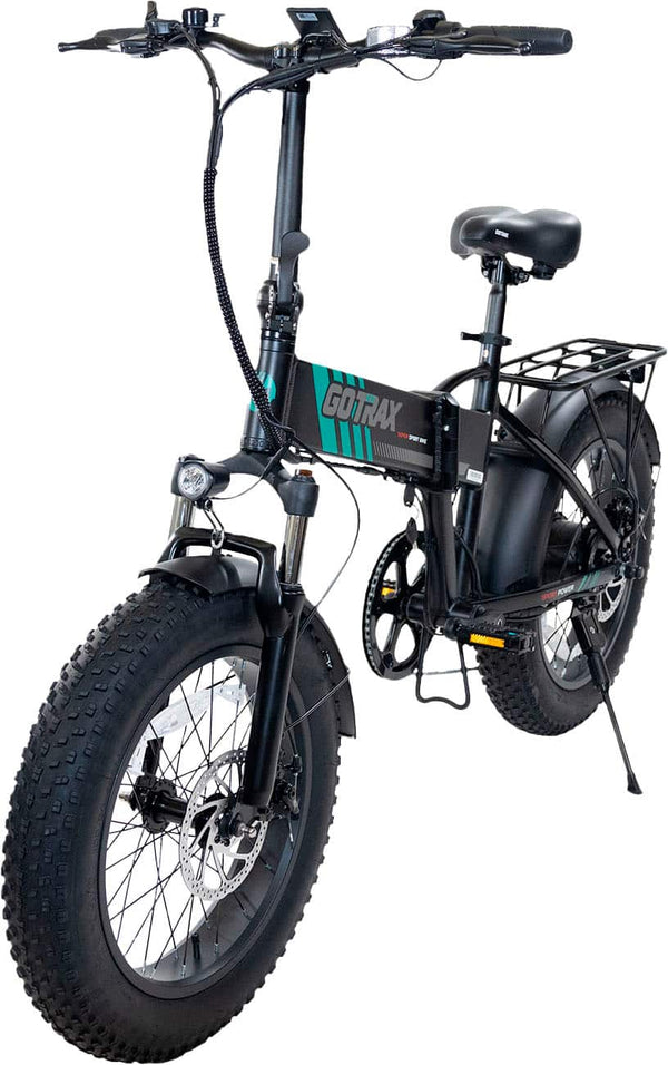 GoTrax - Z4 PRO Foldable Ebike w/ up to 40mi Max Operating Range and 28 mph Max Speed - Black