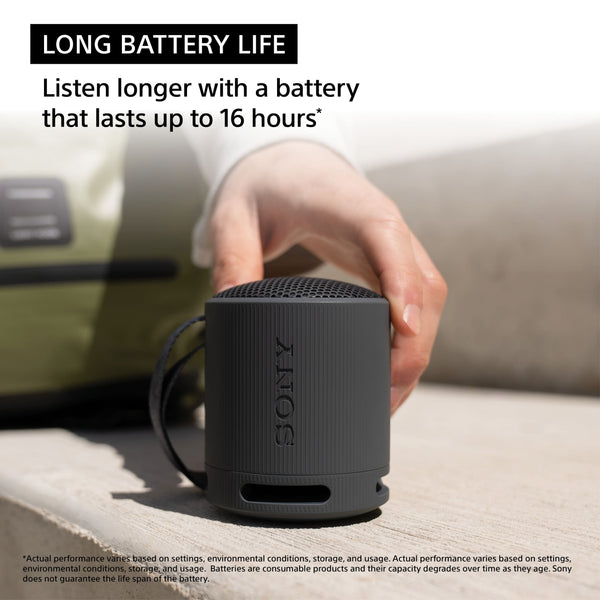 Sony - XB100 Compact Bluetooth Speaker - Light Gray
