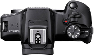 Canon - EOS R100 4K Video Mirrorless Camera (Body Only) - Black