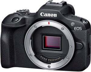 Canon - EOS R100 4K Video Mirrorless Camera with RF-S18-45mm f/4.5-6.3 IS STM Lens - Black