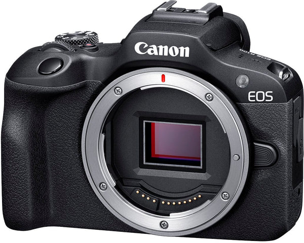 Canon - EOS R100 4K Video Mirrorless Camera with RF-S18-45mm f/4.5-6.3 IS STM Lens - Black