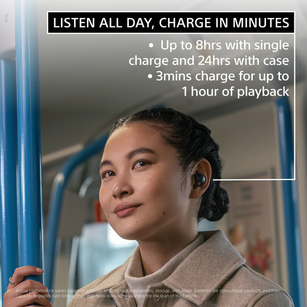 Sony - WF-1000XM5 True Wireless Noise Cancelling Earbuds - Silver