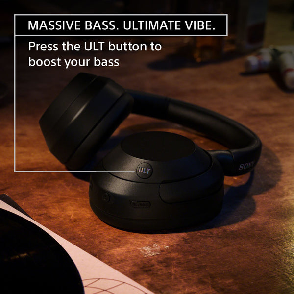 Sony - ULT WEAR Wireless Noise Cancelling Headphones - Black