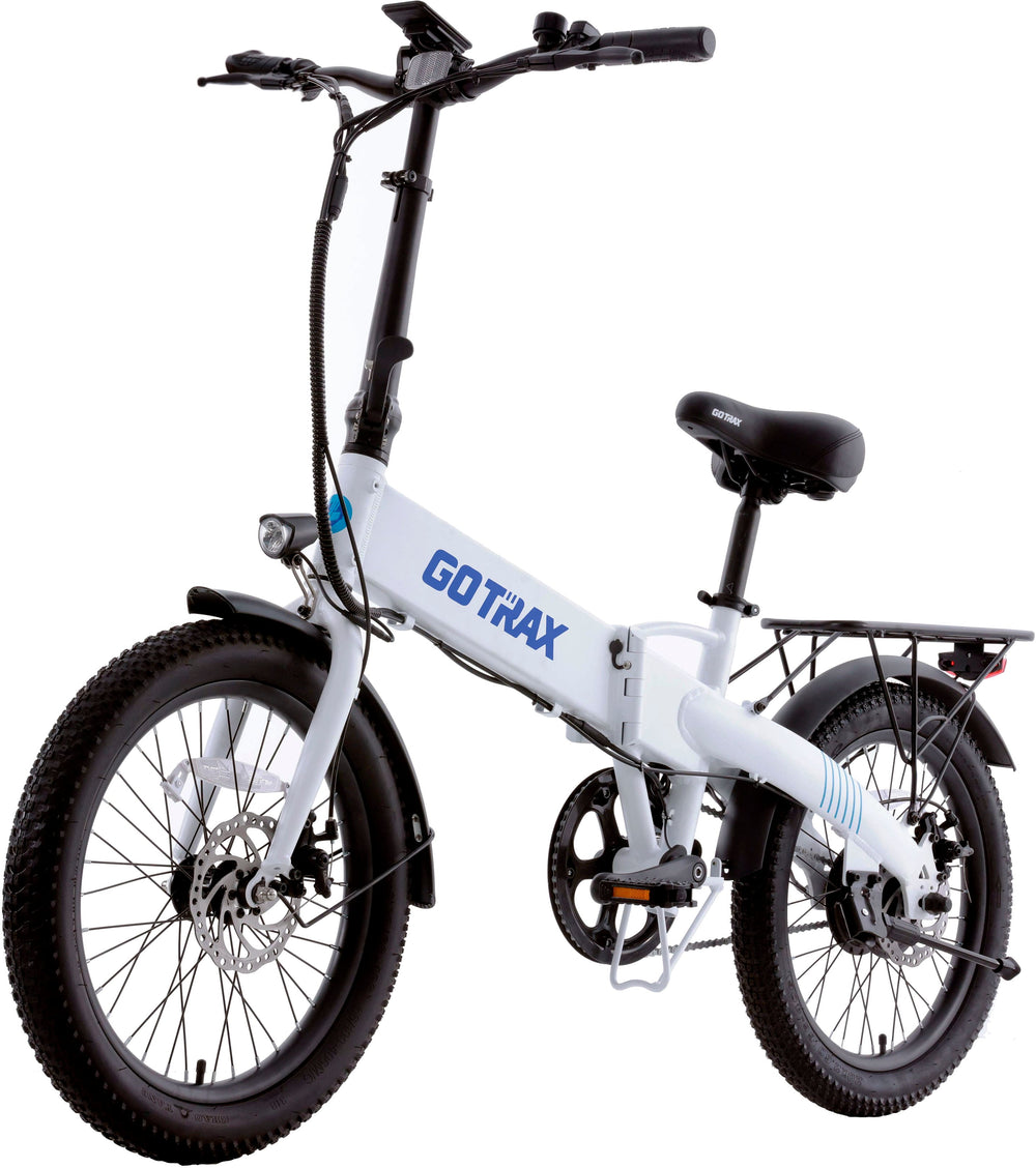 GoTrax - Z4 LITE Folding eBike w/ 25mi Max Operating Range and 20mph Max Speed - White