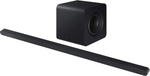 Samsung - HW-S800D 3.1.2 Channel Q-Series Ultra Slim Soundbar with Wireless Subwoofer, Dolby Atmos and Q-Symphony - Titan Black