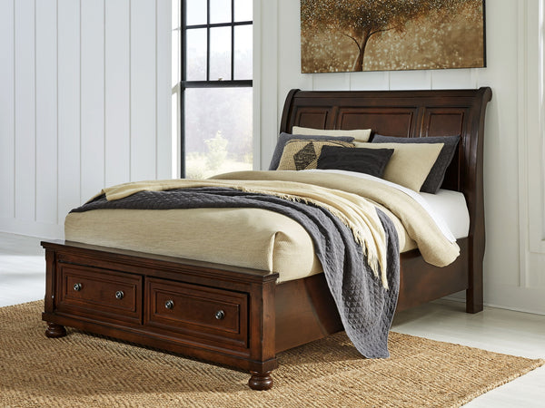 Porter - Sleigh Storage Bed #queen