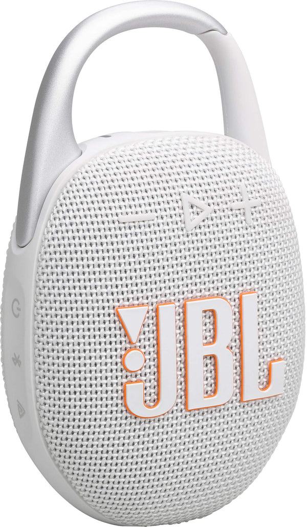 JBL - Clip 5 Portable Bluetooth Speaker - 2024 - White